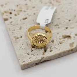 anel dedinho olho grego