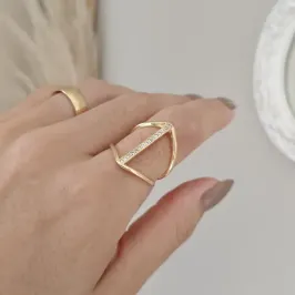 anel fio de zirconia