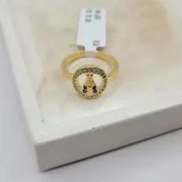 anel nossa senhora com pedra