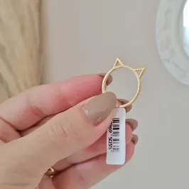 anel orelha de gato