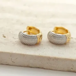 brinco argola com caneta de rhódio 6mm
