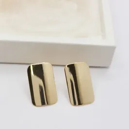 brinco retangular placa