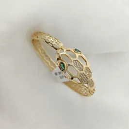 bracelete cobra olho verde