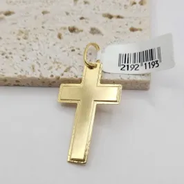 pingente cruz lisa