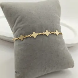 pulseira trevo liso