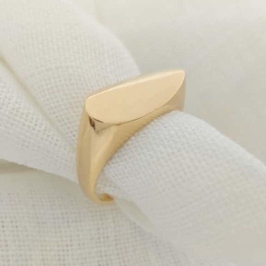 anel geométrico liso