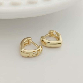 argolinha lisa coração 1cm