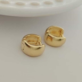 argolinha lisa grossa 1cm