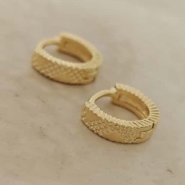 argolinha texturizada 1cm