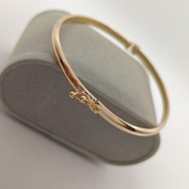 bracelete liso fecho pega ladrão