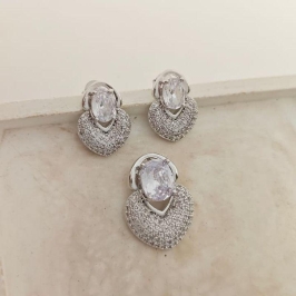 conjunto cravejado rhodio