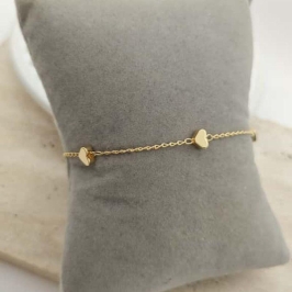 pulseira coração liso