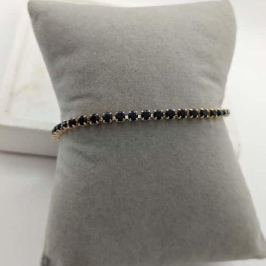 pulseira riviera pedra preta