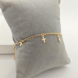 tornozeleira cruz com elo português