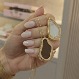 corrente orgânico marrom