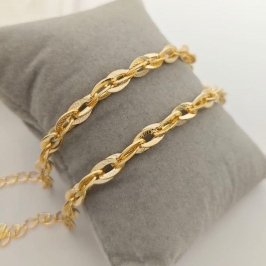 pulseira elo transado