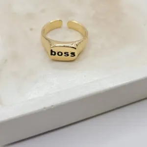 anel com resina boss