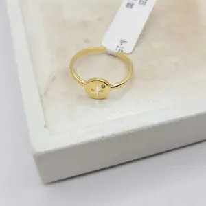 anel de cruz com ponto de luz