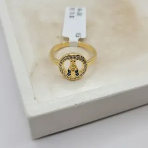 anel nossa senhora com pedra