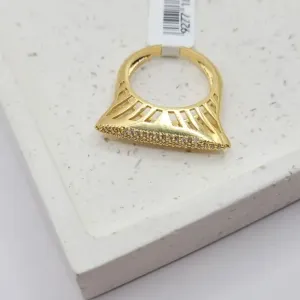 anel pedra cristal