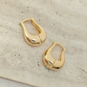 brinco argola gota