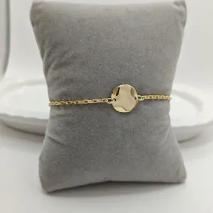 pulseira circulo com onda