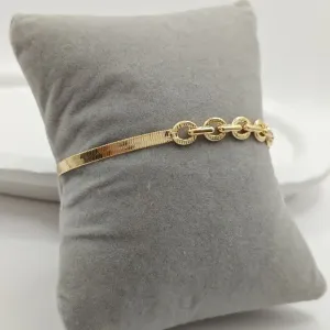 pulseira fita e elo