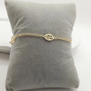 pulseira folha
