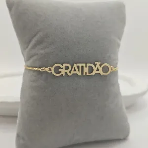 pulseira gratidão