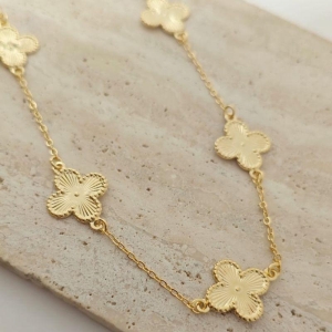 chocker 5 trevos chapado