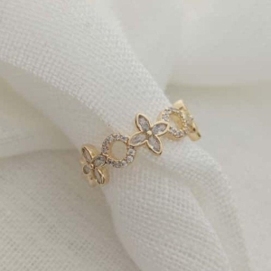 anel LV cristal