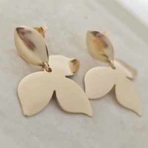 brinco meia flor