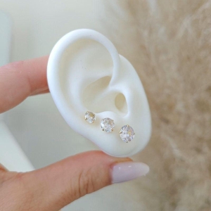 brinco ponto de luz GG 8mm