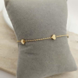 pulseira coração liso