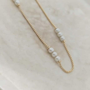 chocker 3 pérolas