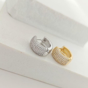 argolinha cravejada 1,8cm rhodio