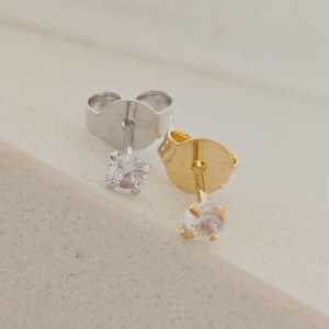 brinco mini ponto de luz 3mm