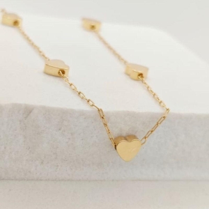 chocker com corações lisos