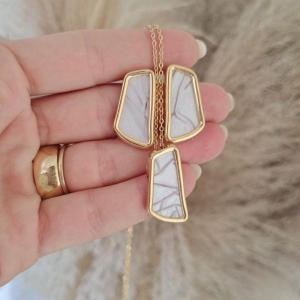 conjunto orgânico perolado