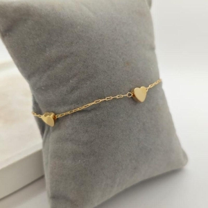 pulseira coração delicado