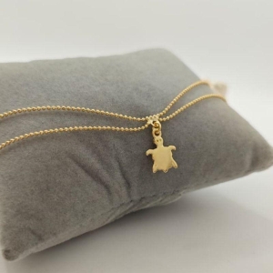 tornozeleira dupla com tartaruga