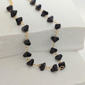 pulseira diamante preto