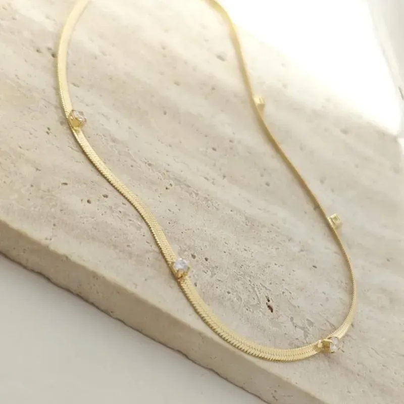 chocker fita com pedras
