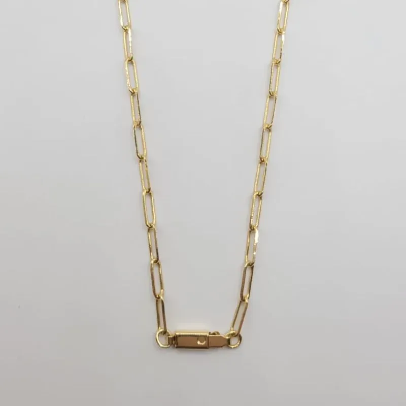 corrente cartier fina 60cm