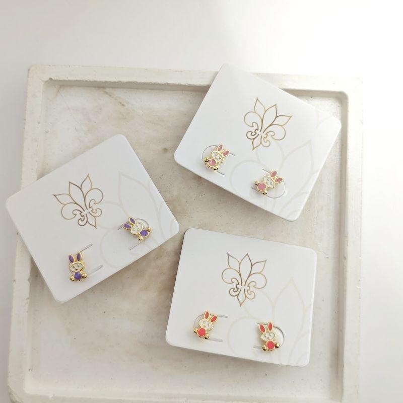 brinco infantil resinado coelhinho