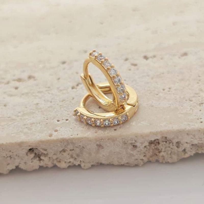 argolinha cravejada 1cm