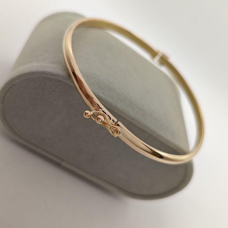 bracelete liso fecho pega ladrão