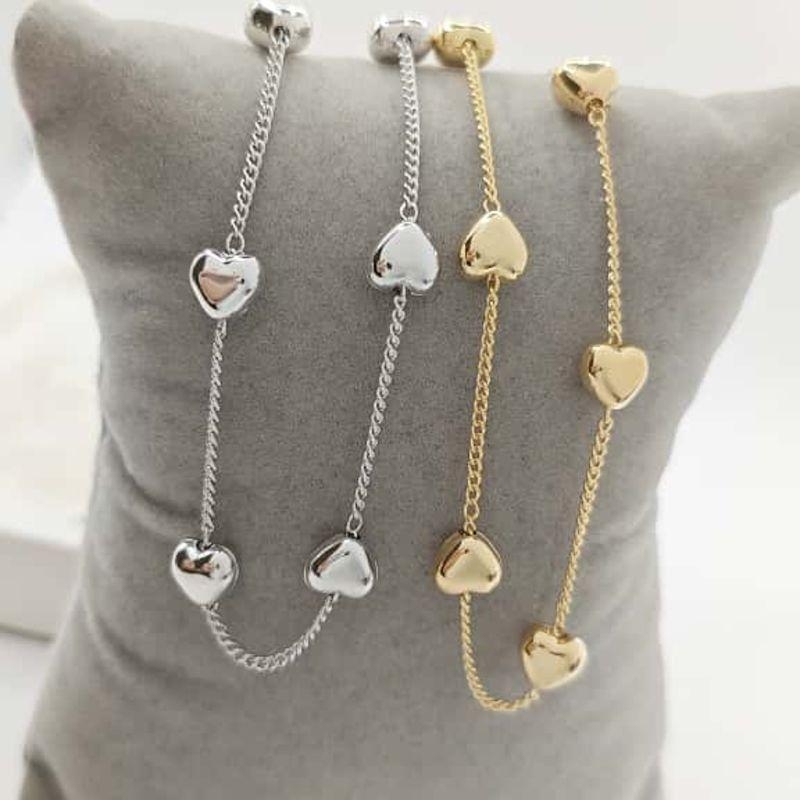 chocker de coração rhodio