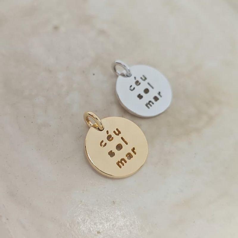 berloque de ceu sol e mar