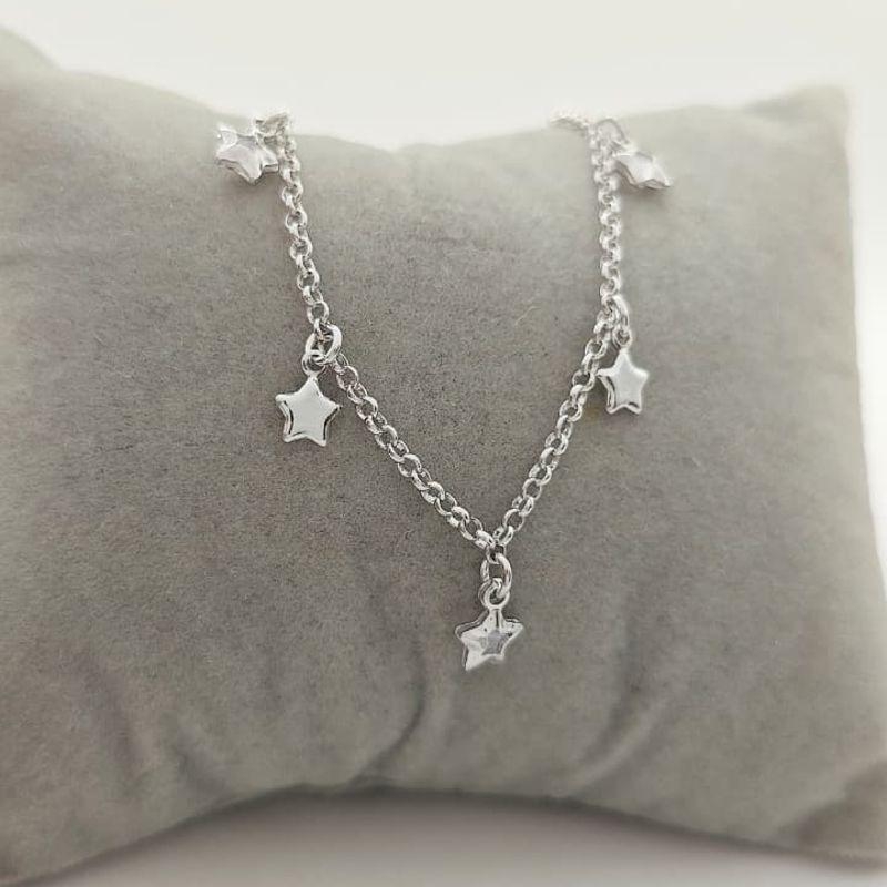 tornozeleira com estrelas rhodio